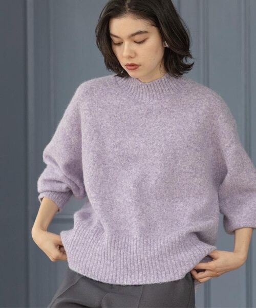 OPAQUE.CLIP / オペーク ドット クリップ ニット・セーター | ふわふわハイネックニット【洗濯機OK】《12col》 | 詳細30