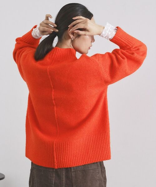 OPAQUE. CLIP/オペーク ドット クリップ ふわふわハイネックニット【洗濯機OK】《12col》 オレンジ(867) 38(M) OPAQUE. CLIP/オペーク ドット クリップ ふわふわハイネックニット【洗濯機OK】《12col》 オレンジ(867) 38(M)