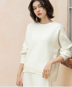 OPAQUE.CLIP / オペーク ドット クリップ ニット・セーター | サイド切替ニットトップス/セットアップ対応【洗濯機OK】