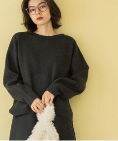 OPAQUE.CLIP / オペーク ドット クリップ ニット・セーター | サイド切替ニットトップス/セットアップ対応【洗濯機OK】