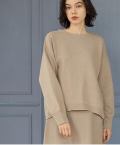 OPAQUE.CLIP / オペーク ドット クリップ ニット・セーター | サイド切替ニットトップス/セットアップ対応【洗濯機OK】