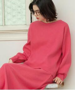 OPAQUE.CLIP / オペーク ドット クリップ ニット・セーター | サイド切替ニットトップス/セットアップ対応【洗濯機OK】