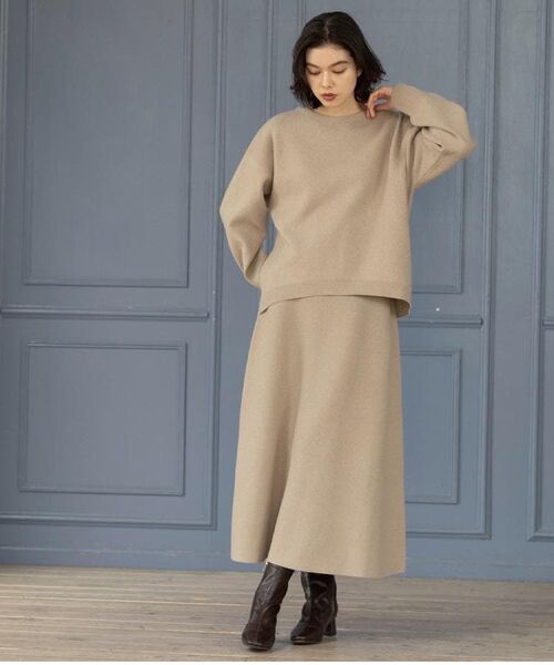 OPAQUE.CLIP / オペーク ドット クリップ ニット・セーター | サイド切替ニットトップス/セットアップ対応【洗濯機OK】 | 詳細19