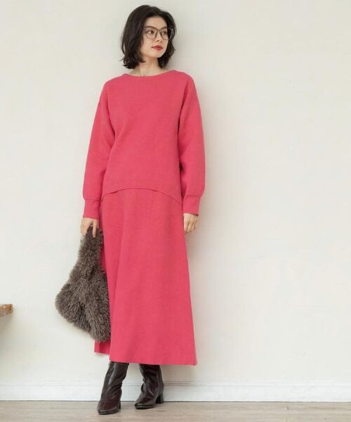 OPAQUE.CLIP / オペーク ドット クリップ ニット・セーター | サイド切替ニットトップス/セットアップ対応【洗濯機OK】 | 詳細29