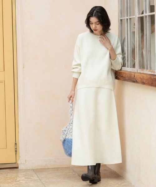 OPAQUE.CLIP / オペーク ドット クリップ ニット・セーター | サイド切替ニットトップス/セットアップ対応【洗濯機OK】 | 詳細6