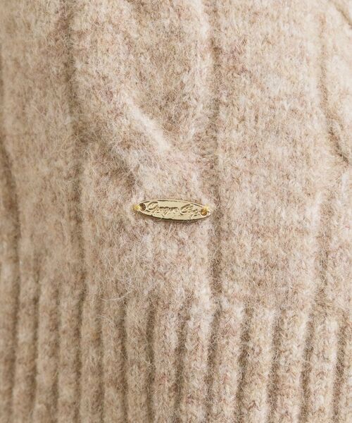 OPAQUE.CLIP / オペーク ドット クリップ ニット・セーター | MIXミドルゲージケーブルニット【洗濯機OK】 | 詳細24