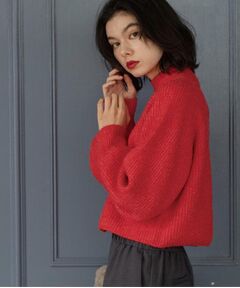 OPAQUE.CLIP / オペーク ドット クリップ ニット・セーター | MIXミドルゲージショートあぜニット【洗濯機OK】