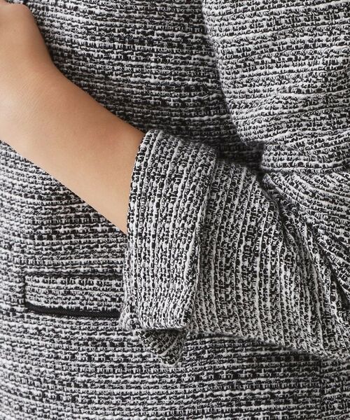 OPAQUE.CLIP / オペーク ドット クリップ ノーカラージャケット | ≪通勤・セレモニー対応≫ コットンツイードジャケット | 詳細18