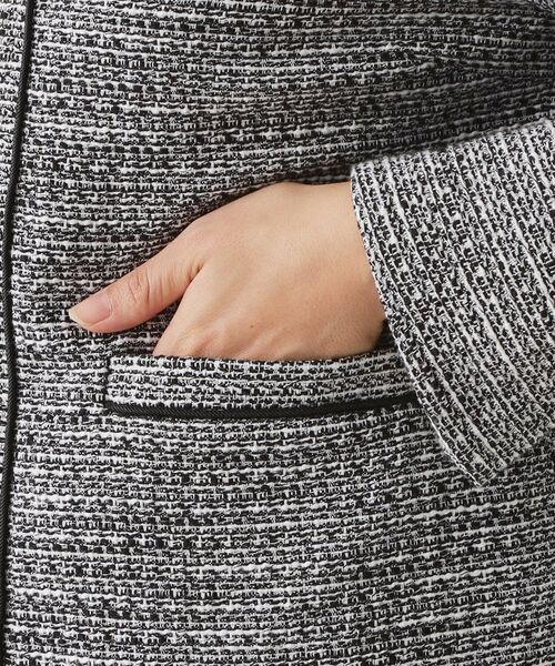 OPAQUE.CLIP / オペーク ドット クリップ ノーカラージャケット | ≪通勤・セレモニー対応≫ コットンツイードジャケット | 詳細19