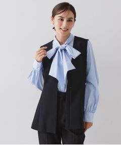 OPAQUE.CLIP / オペーク ドット クリップ ベスト | ペプラムジレ/セットアップ対応可【洗濯機OK】