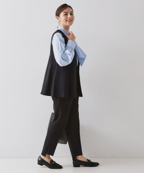 OPAQUE.CLIP / オペーク ドット クリップ ベスト | ペプラムジレ/セットアップ対応可【洗濯機OK】 | 詳細19