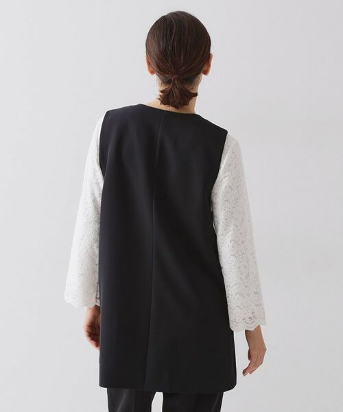 OPAQUE.CLIP / オペーク ドット クリップ ベスト | ≪通勤・セレモニー対応≫Vネックミドルジレ【洗濯機OK】 | 詳細11