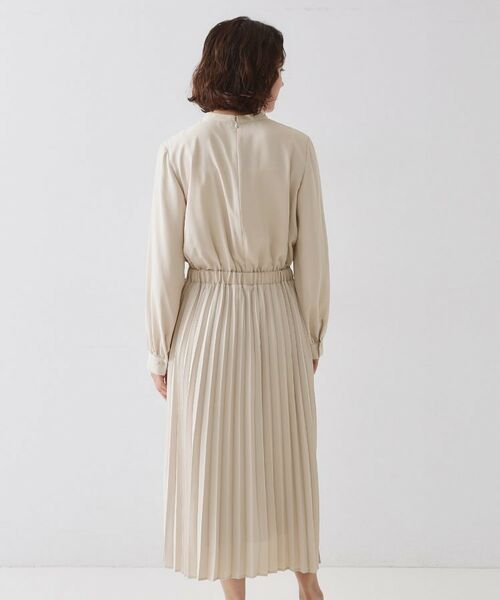 OPAQUE.CLIP / オペーク ドット クリップ ロング・マキシ丈ワンピース | ≪通勤・セレモニー対応≫ジョーゼットプリーツワンピース【洗濯機OK】 | 詳細11