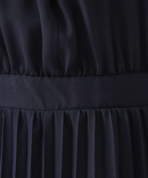 OPAQUE.CLIP / オペーク ドット クリップ ロング・マキシ丈ワンピース | ≪通勤・セレモニー対応≫ジョーゼットプリーツワンピース【洗濯機OK】 | 詳細8