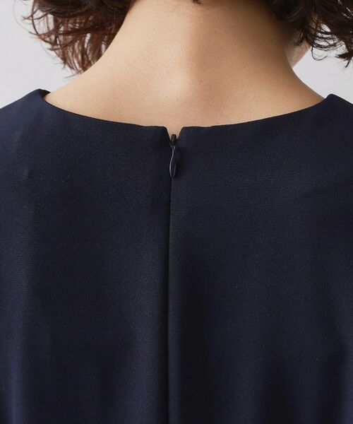 OPAQUE.CLIP / オペーク ドット クリップ ミニ丈・ひざ丈ワンピース | ≪通勤・セレモニー対応≫フィットアンドフレアワンピースダブルクロス【洗濯機OK】 | 詳細13