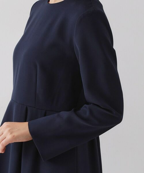 OPAQUE.CLIP / オペーク ドット クリップ ミニ丈・ひざ丈ワンピース | ≪通勤・セレモニー対応≫フィットアンドフレアワンピースダブルクロス【洗濯機OK】 | 詳細14