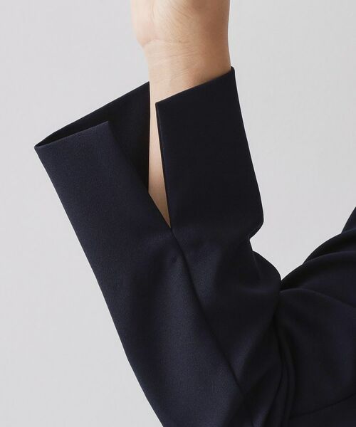 OPAQUE.CLIP / オペーク ドット クリップ ミニ丈・ひざ丈ワンピース | ≪通勤・セレモニー対応≫フィットアンドフレアワンピースダブルクロス【洗濯機OK】 | 詳細15