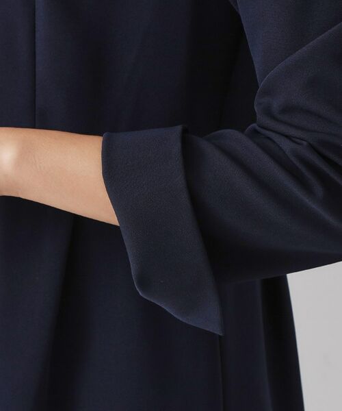 OPAQUE.CLIP / オペーク ドット クリップ ミニ丈・ひざ丈ワンピース | ≪通勤・セレモニー対応≫フィットアンドフレアワンピースダブルクロス【洗濯機OK】 | 詳細16