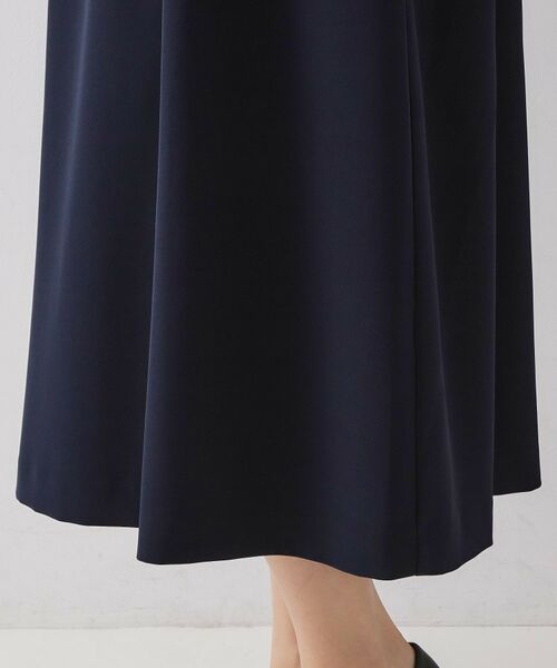 OPAQUE.CLIP / オペーク ドット クリップ ミニ丈・ひざ丈ワンピース | ≪通勤・セレモニー対応≫フィットアンドフレアワンピースダブルクロス【洗濯機OK】 | 詳細18