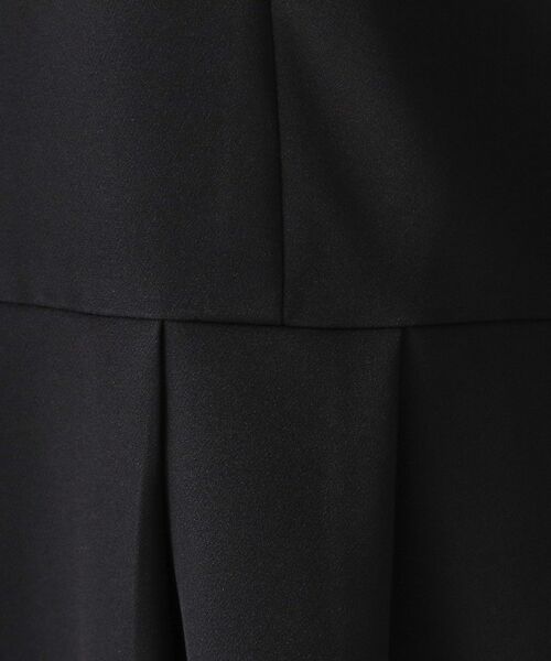 OPAQUE.CLIP / オペーク ドット クリップ ミニ丈・ひざ丈ワンピース | ≪通勤・セレモニー対応≫フィットアンドフレアワンピースダブルクロス【洗濯機OK】 | 詳細4