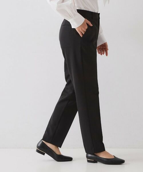 OPAQUE.CLIP / オペーク ドット クリップ パンツ | ≪通勤・セレモニーセットアップ対応≫ テーパードパンツダブルクロス【洗濯機OK】 | 詳細1