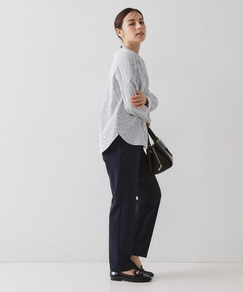 OPAQUE.CLIP / オペーク ドット クリップ パンツ | ≪通勤・セレモニーセットアップ対応≫ テーパードパンツダブルクロス【洗濯機OK】 | 詳細11