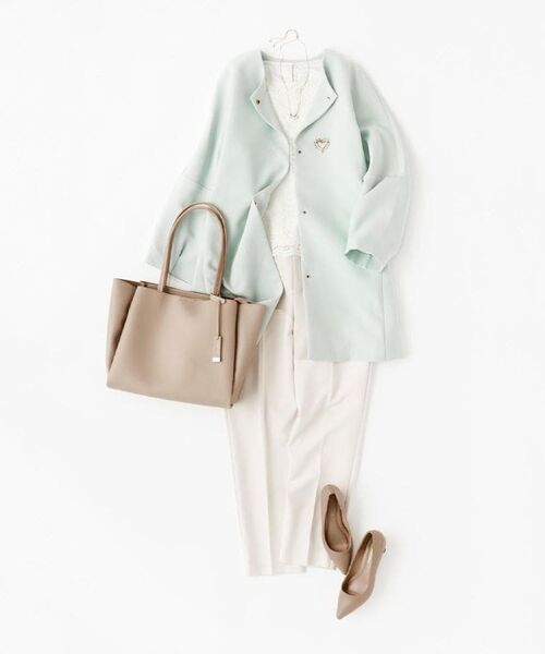 OPAQUE.CLIP / オペーク ドット クリップ パンツ | ≪通勤・セレモニーセットアップ対応≫ テーパードパンツダブルクロス【洗濯機OK】 | 詳細21