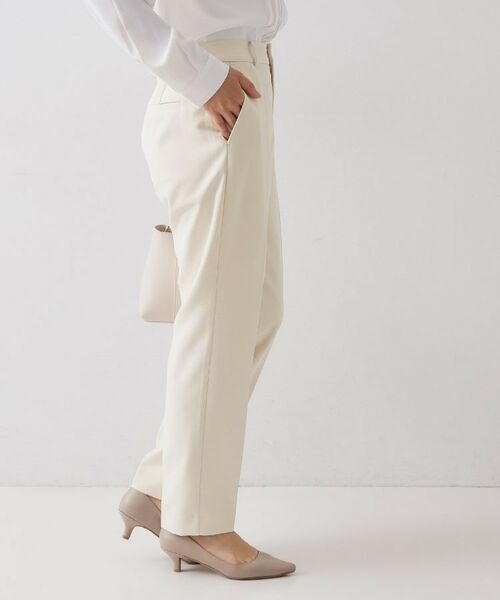 OPAQUE.CLIP / オペーク ドット クリップ パンツ | ≪通勤・セレモニーセットアップ対応≫ テーパードパンツダブルクロス【洗濯機OK】 | 詳細5