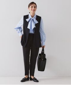 OPAQUE.CLIP / オペーク ドット クリップ ショート・ハーフ・半端丈パンツ | ステップヘムテーパードパンツ／セットアップ対応可【洗濯機OK】