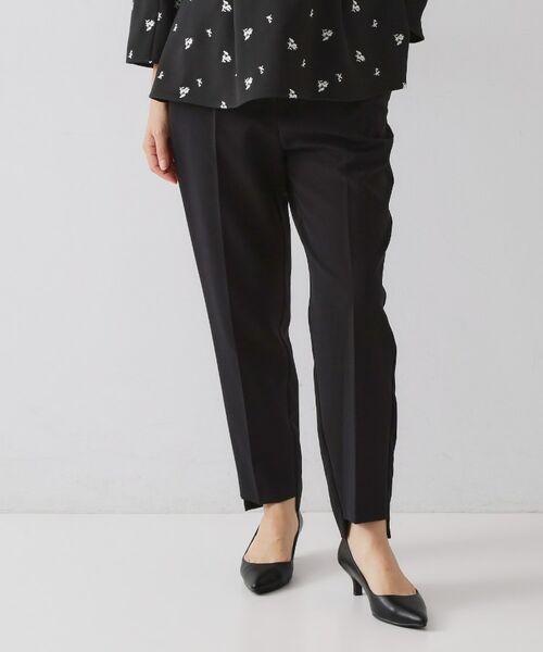 OPAQUE.CLIP / オペーク ドット クリップ ショート・ハーフ・半端丈パンツ | ステップヘムテーパードパンツ/セットアップ対応可【洗濯機OK】 | 詳細15