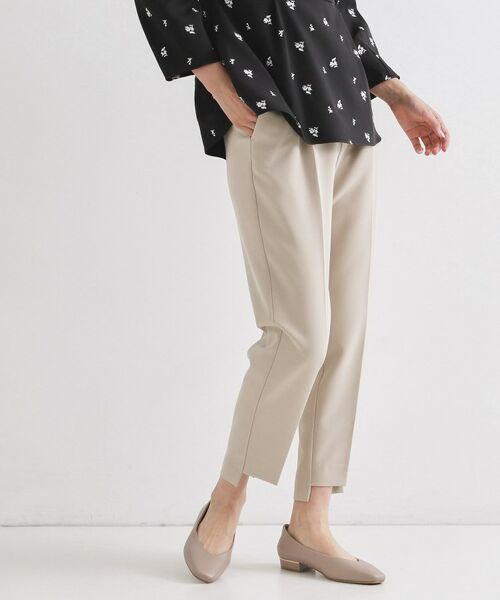 OPAQUE.CLIP / オペーク ドット クリップ ショート・ハーフ・半端丈パンツ | ステップヘムテーパードパンツ/セットアップ対応可【洗濯機OK】 | 詳細20
