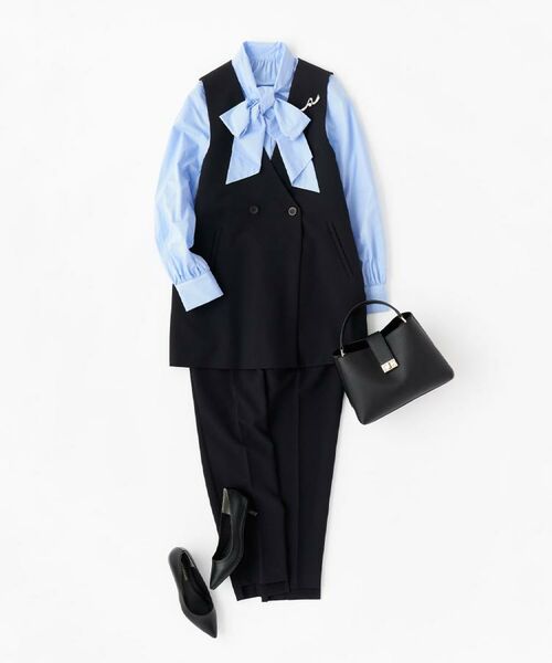 OPAQUE.CLIP / オペーク ドット クリップ ショート・ハーフ・半端丈パンツ | ステップヘムテーパードパンツ/セットアップ対応可【洗濯機OK】 | 詳細30