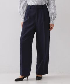 OPAQUE.CLIP / オペーク ドット クリップ パンツ | ≪通勤・セレモニーセットアップ対応≫ ワイドパンツダブルクロス【洗濯機OK】