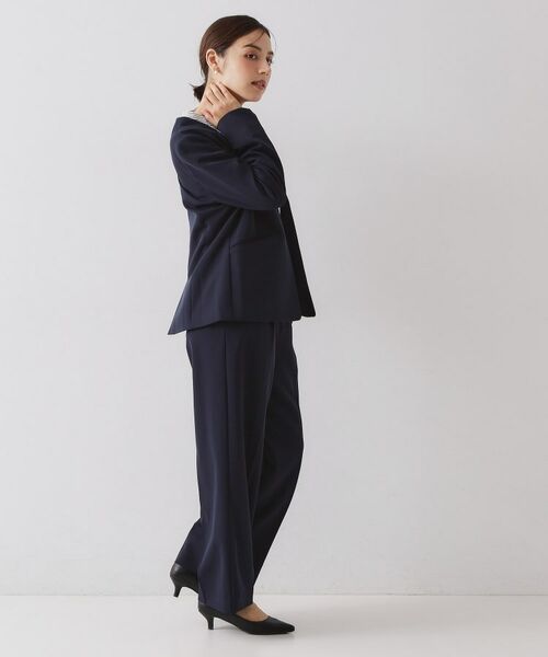 OPAQUE.CLIP / オペーク ドット クリップ パンツ | ≪通勤・セレモニーセットアップ対応≫ ワイドパンツダブルクロス【洗濯機OK】 | 詳細11