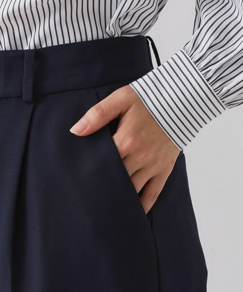 OPAQUE.CLIP / オペーク ドット クリップ パンツ | ≪通勤・セレモニーセットアップ対応≫ ワイドパンツダブルクロス【洗濯機OK】 | 詳細17