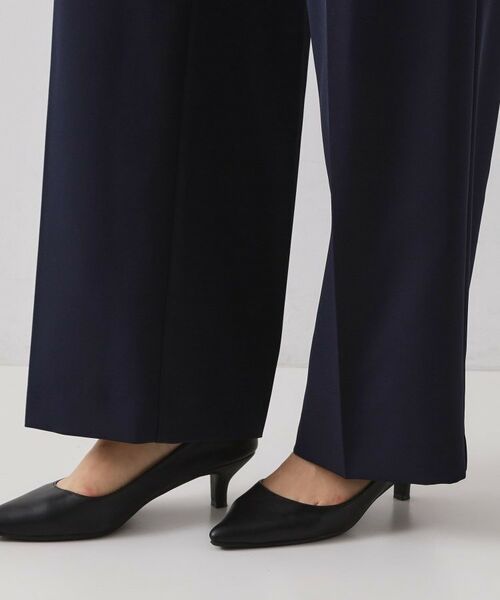 OPAQUE.CLIP / オペーク ドット クリップ パンツ | ≪通勤・セレモニーセットアップ対応≫ ワイドパンツダブルクロス【洗濯機OK】 | 詳細21