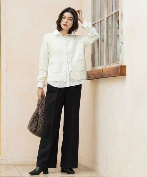 OPAQUE.CLIP / オペーク ドット クリップ パンツ | イージーフレアパンツ【洗濯機OK】 | 詳細10