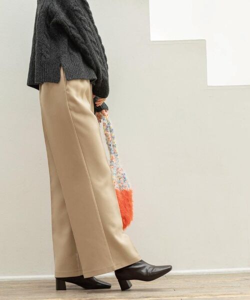 OPAQUE.CLIP / オペーク ドット クリップ パンツ | イージーフレアパンツ【洗濯機OK】 | 詳細12