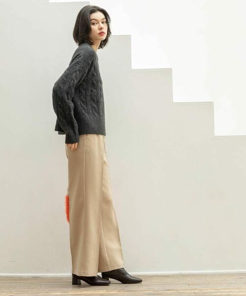 OPAQUE.CLIP / オペーク ドット クリップ パンツ | イージーフレアパンツ【洗濯機OK】 | 詳細15