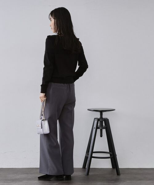 OPAQUE.CLIP / オペーク ドット クリップ パンツ | イージーフレアパンツ【洗濯機OK】 | 詳細19