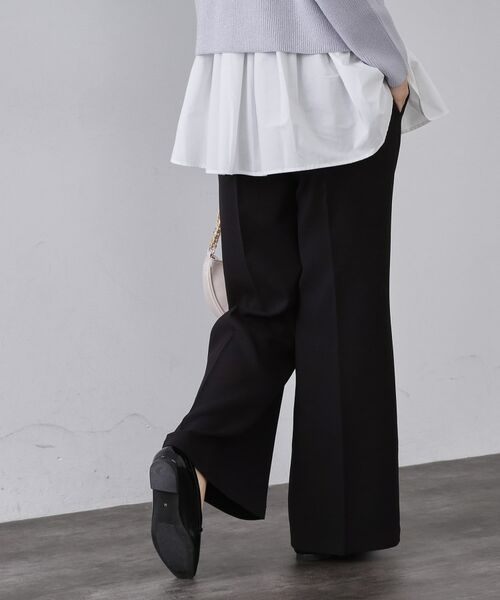 OPAQUE.CLIP / オペーク ドット クリップ パンツ | イージーフレアパンツ【洗濯機OK】 | 詳細22