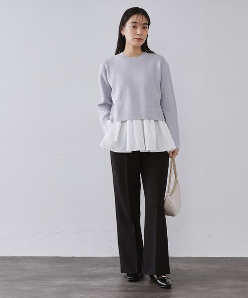 OPAQUE.CLIP / オペーク ドット クリップ パンツ | イージーフレアパンツ【洗濯機OK】 | 詳細23