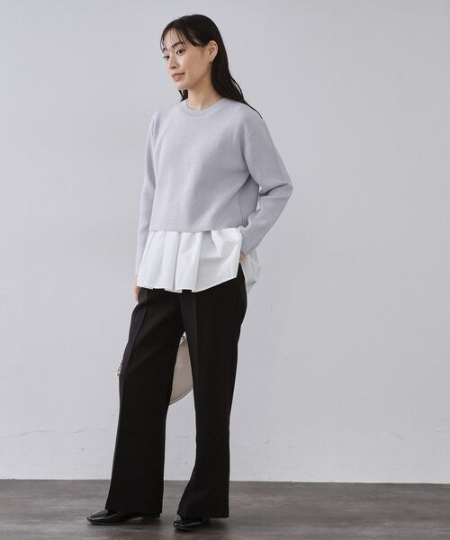 OPAQUE.CLIP / オペーク ドット クリップ パンツ | イージーフレアパンツ【洗濯機OK】 | 詳細24