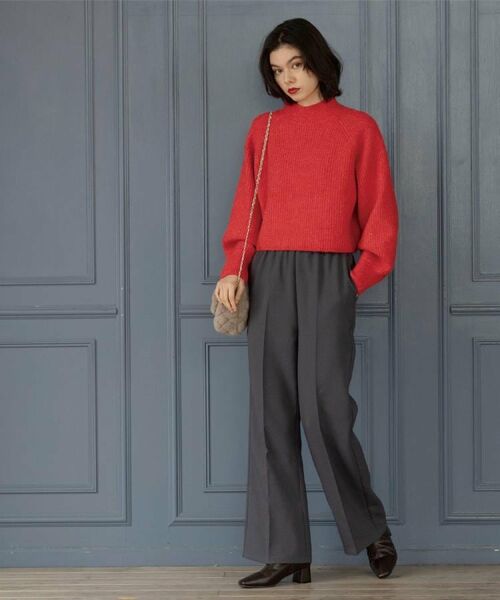 OPAQUE.CLIP / オペーク ドット クリップ パンツ | イージーフレアパンツ【洗濯機OK】 | 詳細4