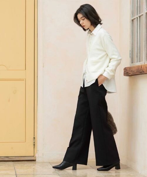 OPAQUE.CLIP / オペーク ドット クリップ パンツ | イージーフレアパンツ【洗濯機OK】 | 詳細7