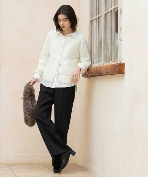 OPAQUE.CLIP / オペーク ドット クリップ パンツ | イージーフレアパンツ【洗濯機OK】 | 詳細8