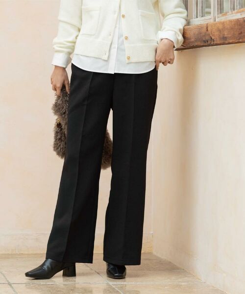 OPAQUE.CLIP / オペーク ドット クリップ パンツ | イージーフレアパンツ【洗濯機OK】 | 詳細9