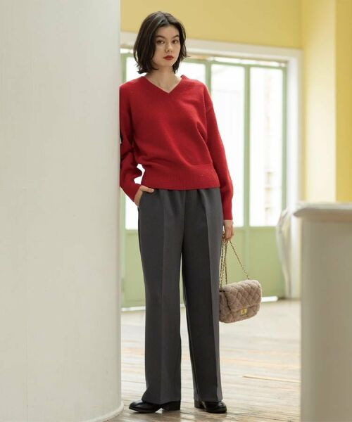 OPAQUE.CLIP / オペーク ドット クリップ パンツ | イージーワイドパンツ【洗濯機OK】 | 詳細1