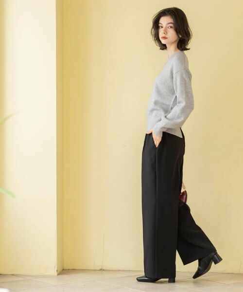 OPAQUE.CLIP / オペーク ドット クリップ パンツ | イージーワイドパンツ【洗濯機OK】 | 詳細10