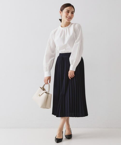 OPAQUE.CLIP / オペーク ドット クリップ スカート | ≪通勤・セレモニー対応≫プリーツスカート【洗濯機OK】 | 詳細6